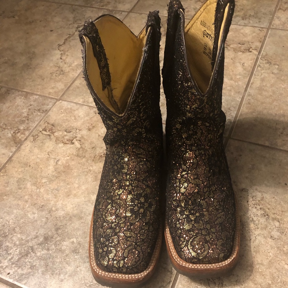 Ferrani western lace boots